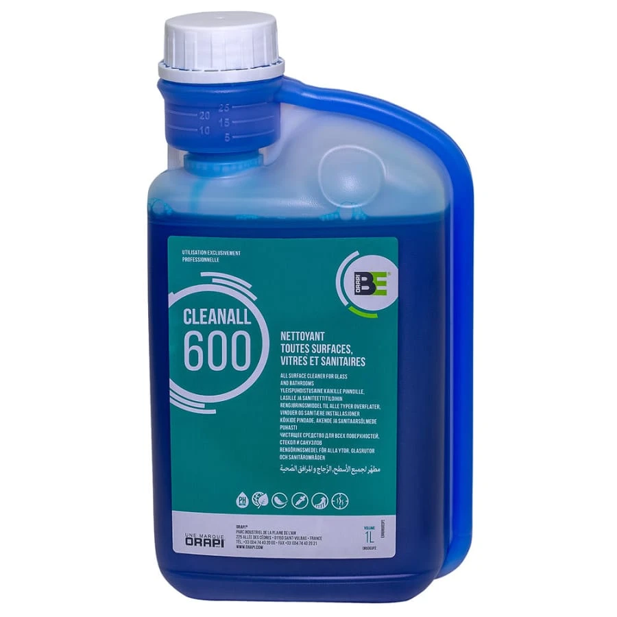 BE Orapi Cleanall 600, 1 L Ekologinen Yleispuhdistusaine 1 BE Orapi Cleanall 600, 1 L Ekologinen Yleispuhdistusaine