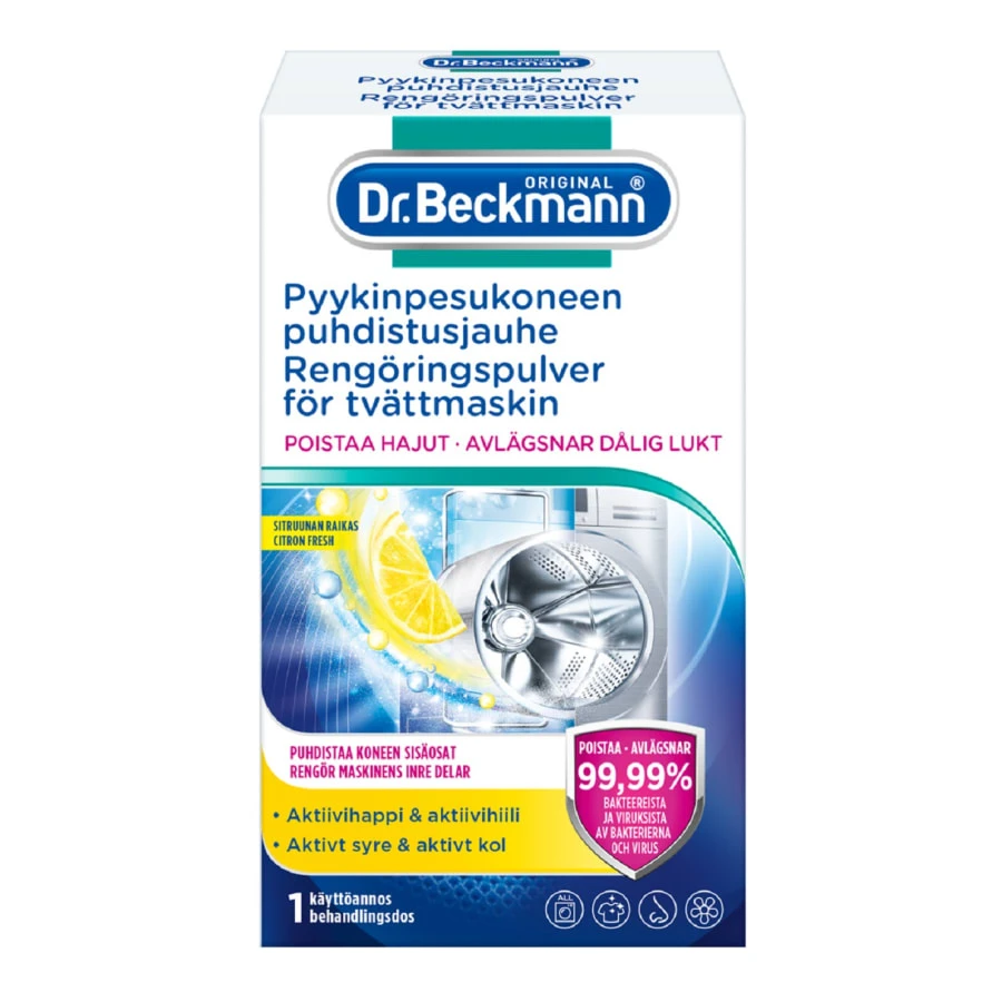 Dr. Beckmann 250 G Pyykinpesukoneen Puhdistusjauhe 1 Dr. Beckmann 250 G Pyykinpesukoneen Puhdistusjauhe