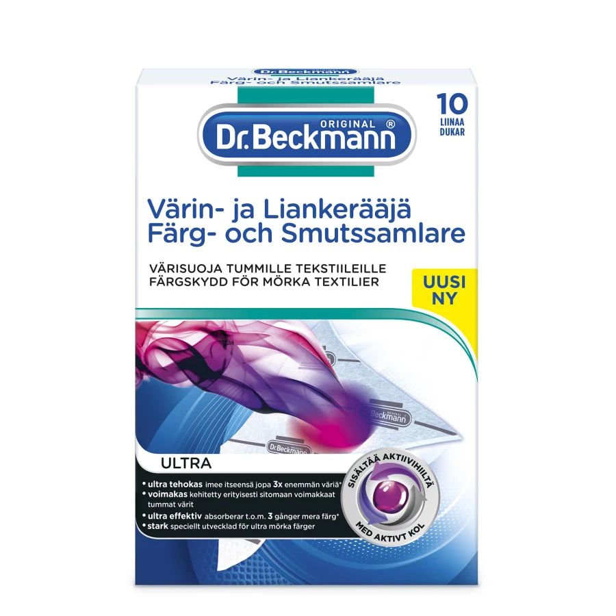 Dr. Beckmann Ultra 10 Kpl Värin-/liankerääjä 1 Dr. Beckmann Ultra 10 Kpl Värin-/liankerääjä
