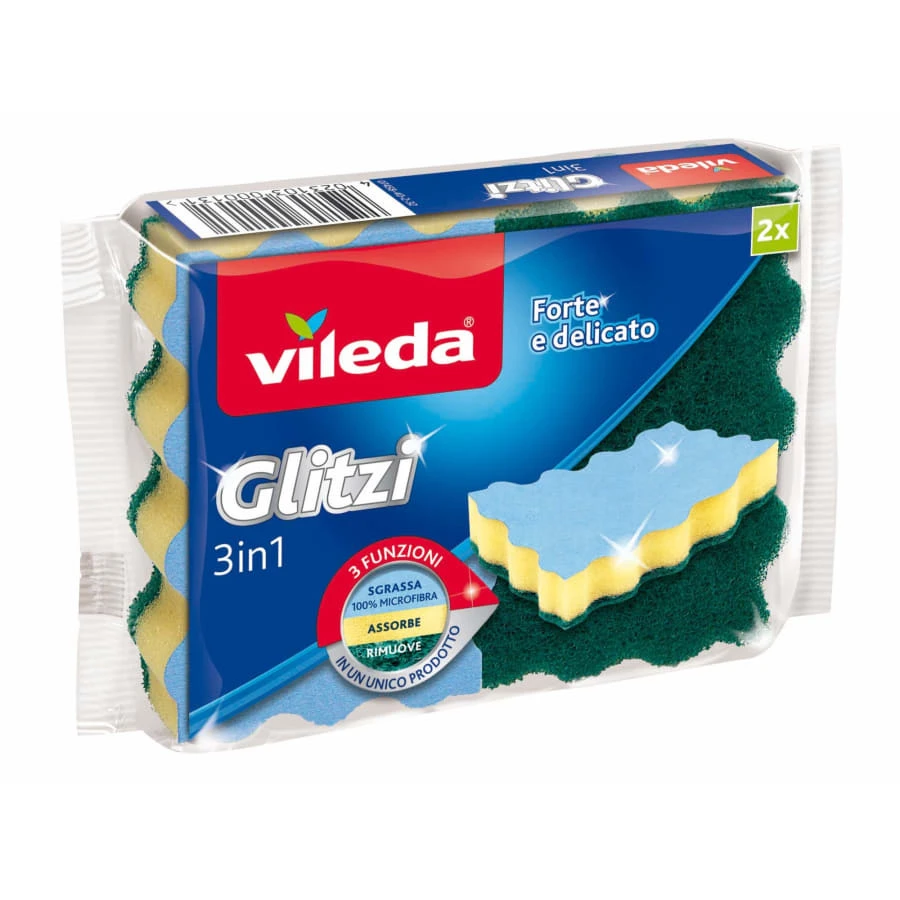 Vileda Glitzi 3in1 Hankaussieni 2 Kpl 1 Vileda Glitzi 3in1 Hankaussieni 2 Kpl