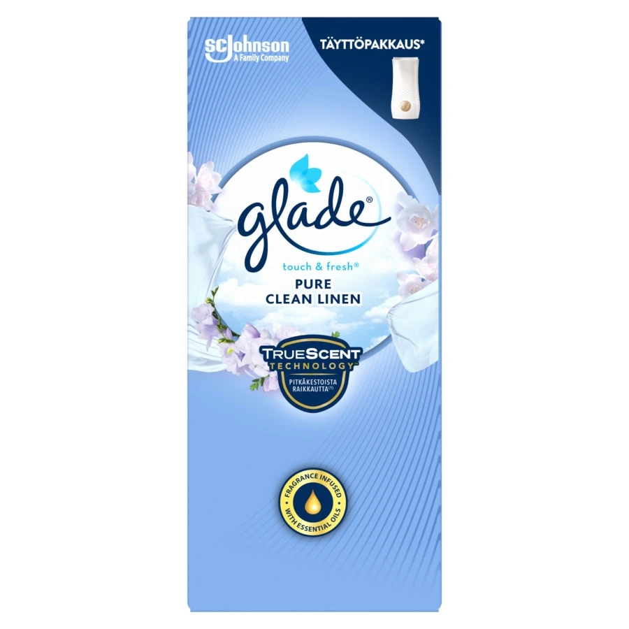 Glade® Glade Touch&Fresh Pure Clean Linen Täyttö 1 Glade® Glade Touch&Fresh Pure Clean Linen Täyttö
