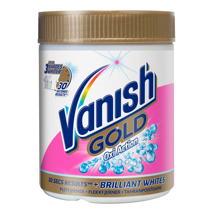 Vanish Oxi Action Crystal White 470 G Tahranpoistojauhe 1 Vanish Oxi Action Crystal White 470 G Tahranpoistojauhe