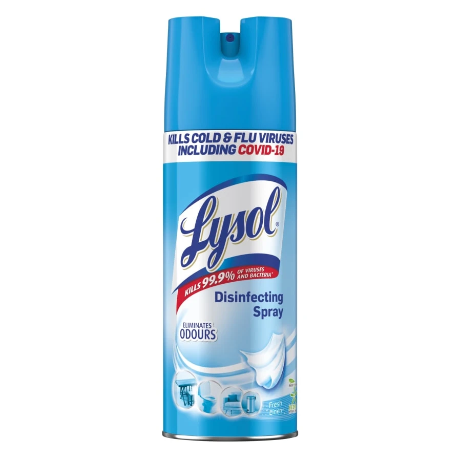 Lysol Fresh Linen 400 Ml Desinfiointispray 1 Lysol Fresh Linen 400 Ml Desinfiointispray