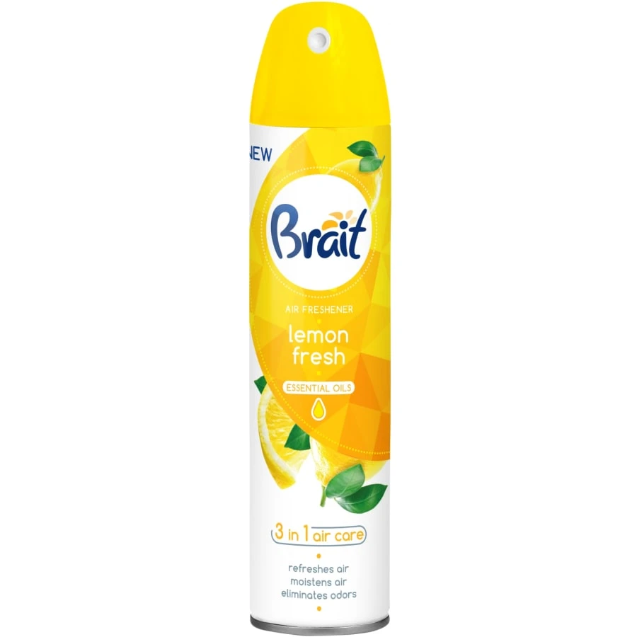 Brait Lemon Fresh 300 Ml Ilmanraikastin 1 Brait Lemon Fresh 300 Ml Ilmanraikastin