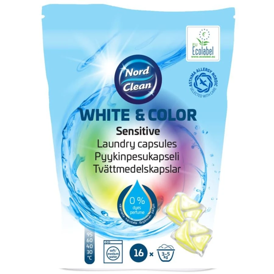 Nord Clean 16 Kpl Pyykinpesukapseli 1 Nord Clean 16 Kpl Pyykinpesukapseli