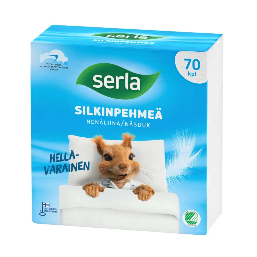 Serla Silkinpehmeä 70 Kpl Nenäliina 1 Serla Silkinpehmeä 70 Kpl Nenäliina
