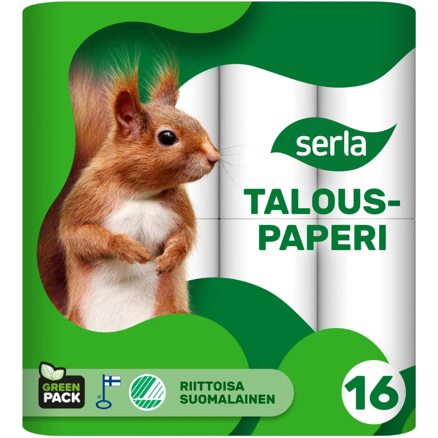 Serla Valkoinen 16 Rl Talouspaperi 1 Serla Valkoinen 16 Rl Talouspaperi