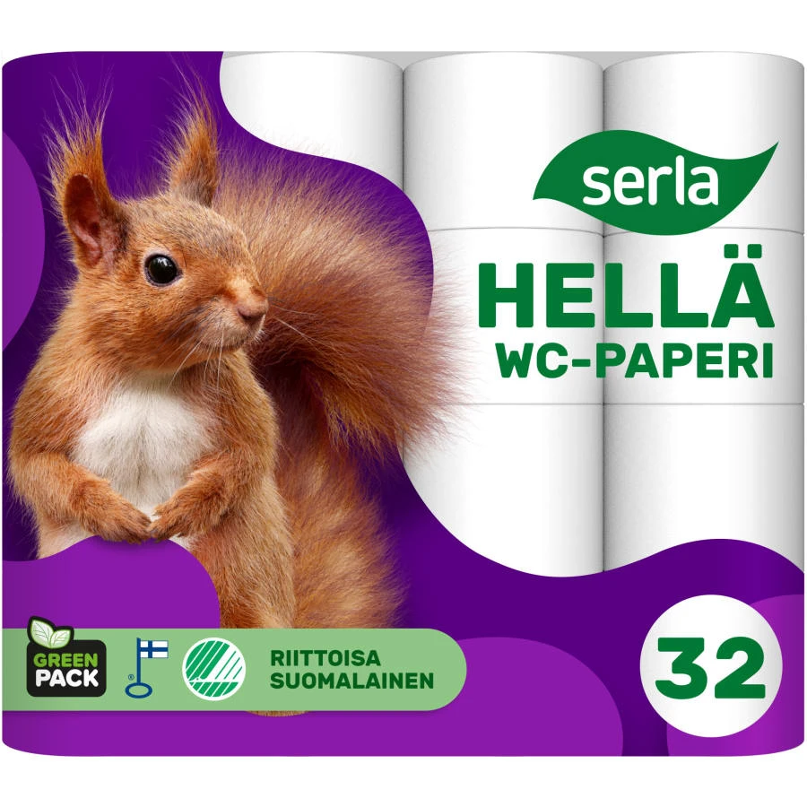 Serla Hellä 32 Rl Wc-paperi 1 Serla Hellä 32 Rl Wc-paperi