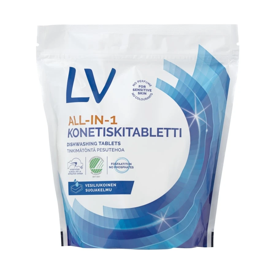 LV All-in-One 40 Kpl Konetiskitabletti 1 LV All-in-One 40 Kpl Konetiskitabletti