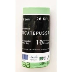A. Green 10 L 20 Kpl Kompostoituva Biojätepussi