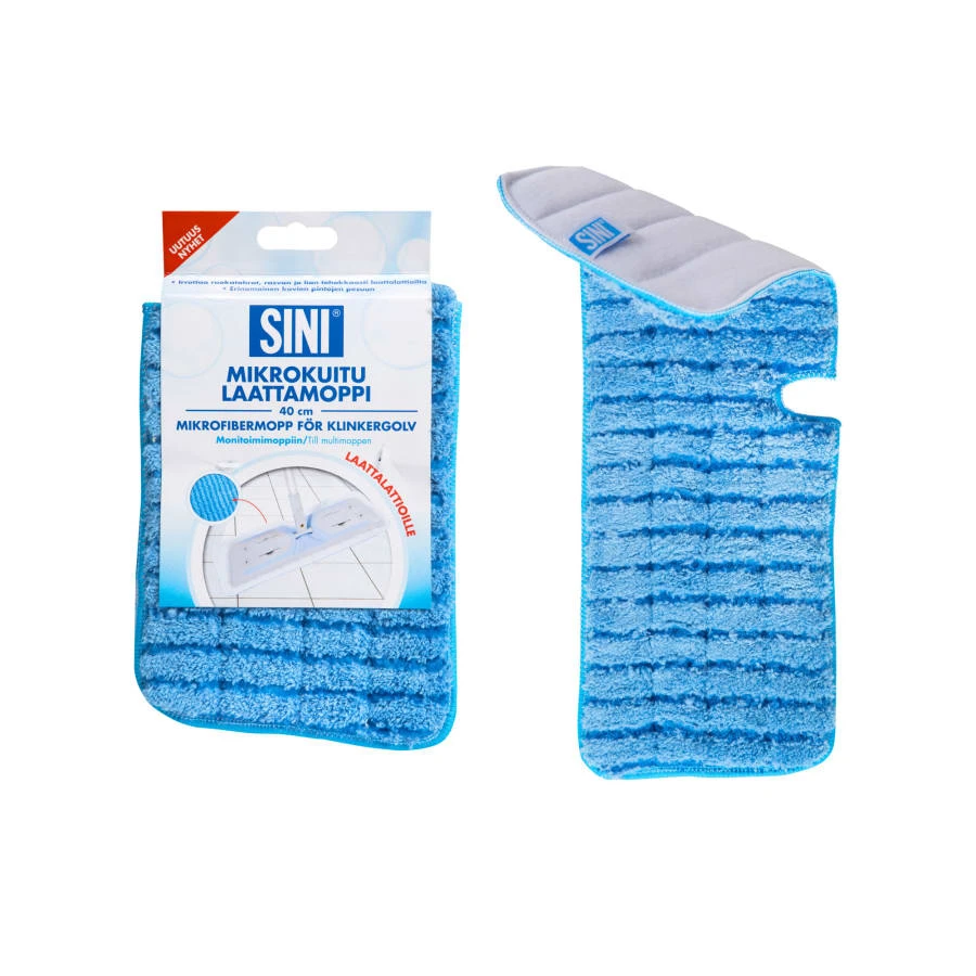 Sini 43x14 Cm Mikrokuitulaattamoppi 1 Sini 43x14 Cm Mikrokuitulaattamoppi