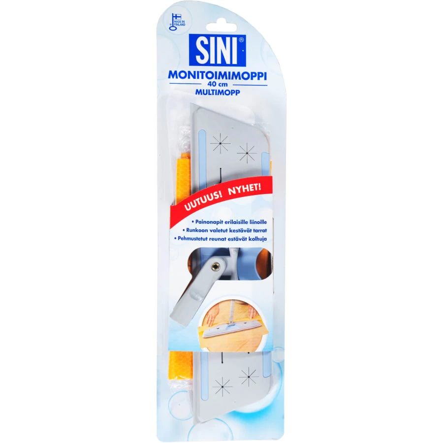 Sini 40 Cm Monitoimimoppi+10 Tomuliinaa 1 Sini 40 Cm Monitoimimoppi+10 Tomuliinaa