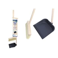 Sini Iso Puinen Lakaisuharjasetti