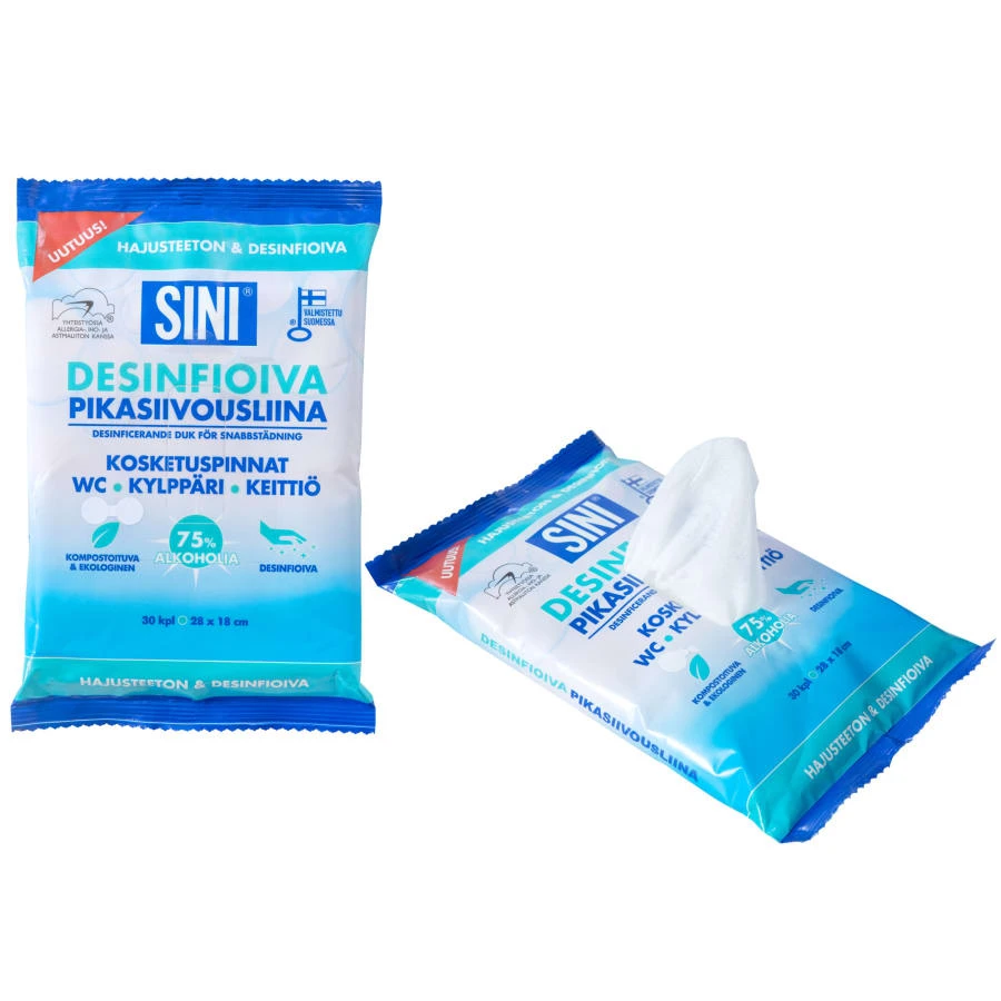 Sini 30 Kpl Desinfioiva Pikasiivousliina 1 Sini 30 Kpl Desinfioiva Pikasiivousliina
