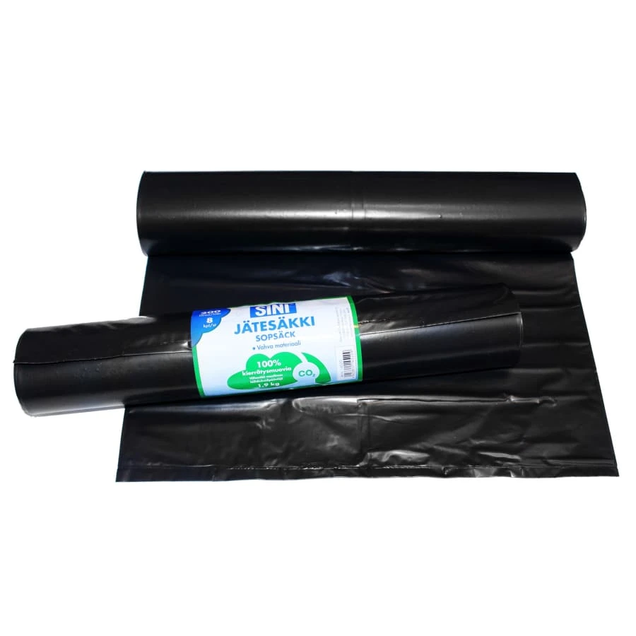 Sini 200 L Musta 8 Kpl Jätesäkki 1 Sini 200 L Musta 8 Kpl Jätesäkki