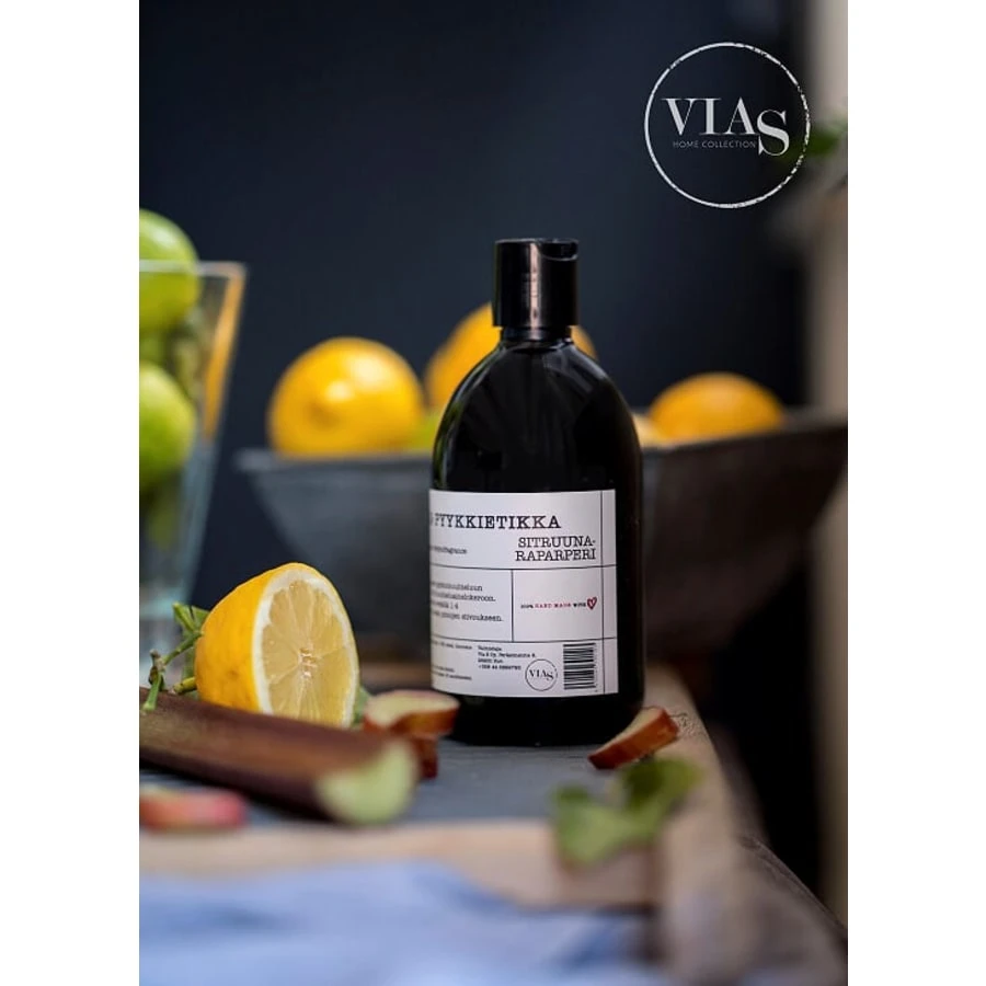 Via S Sitruuna-Raparperi 500 Ml Pyykkietikka 1 Via S Sitruuna-Raparperi 500 Ml Pyykkietikka