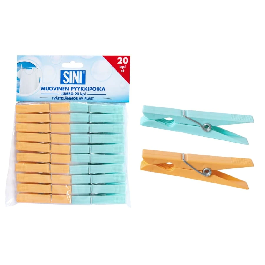 Sini Jumbo 20 Kpl Pyykkipoika 1 Sini Jumbo 20 Kpl Pyykkipoika