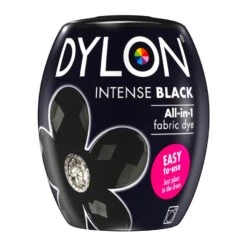 Dylon 12 Intense Black 350 G Tekstiiliväri