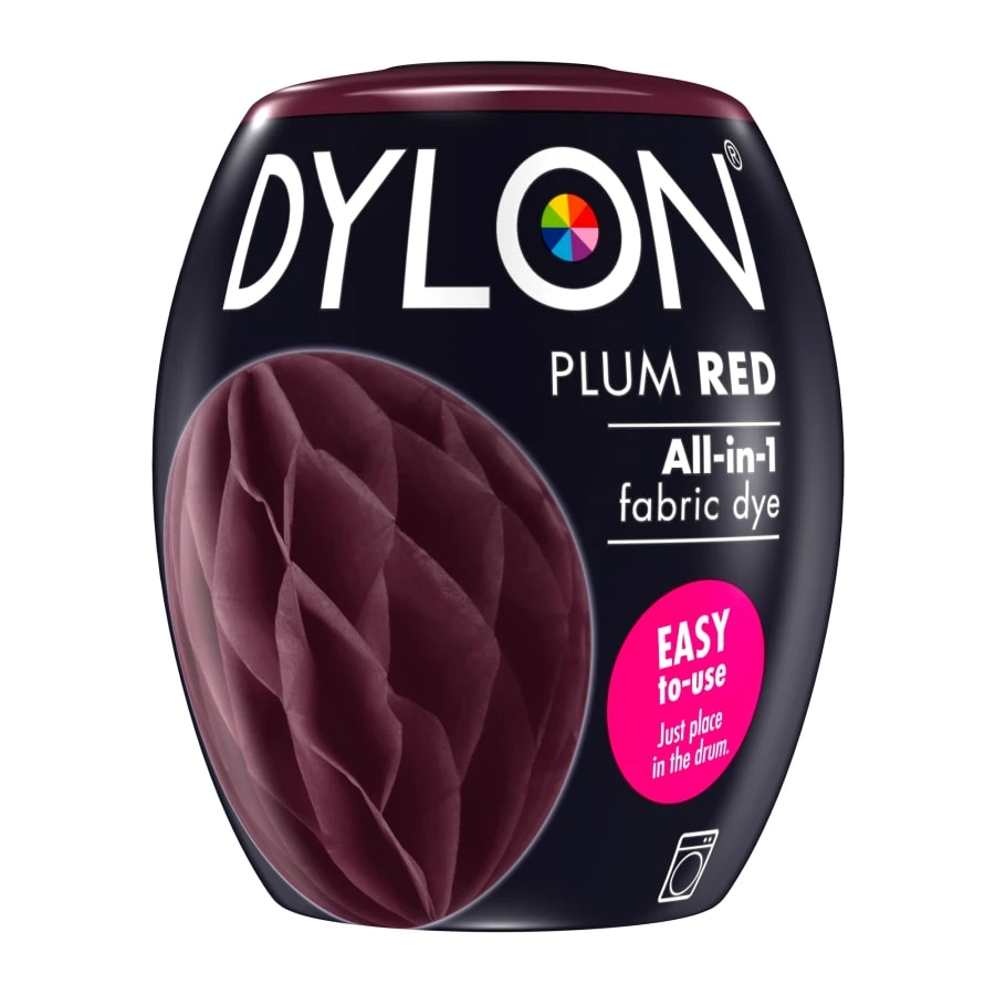 Dylon 51 Plum Red 350 G Tekstiiliväri 1 Dylon 51 Plum Red 350 G Tekstiiliväri