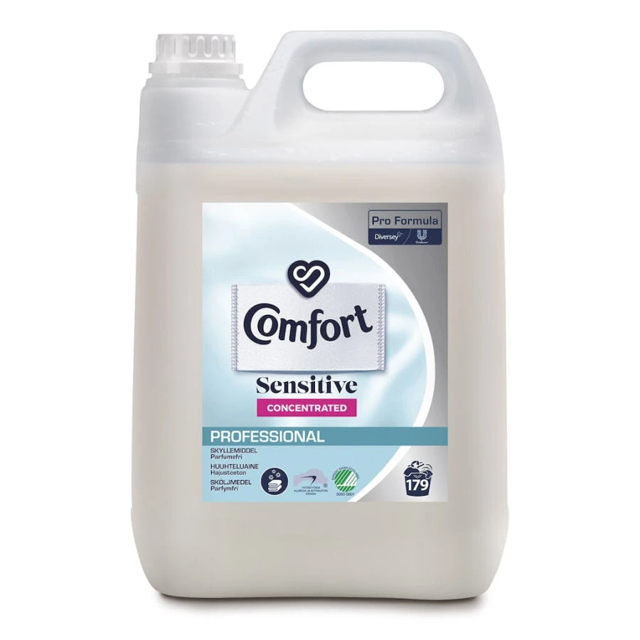 Diversey Comfort Sensitive Professional 5 L Tekstiilien Huuhteluaine 1 Diversey Comfort Sensitive Professional 5 L Tekstiilien Huuhteluaine