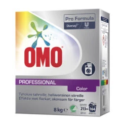 Diversey Omo Professional Color 8 Kg Kirjopyykinpesujauhe