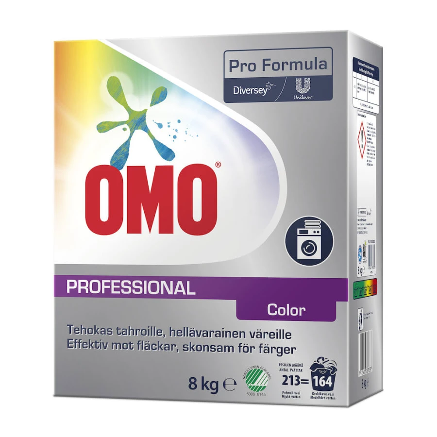 Diversey Omo Professional Color 8 Kg Kirjopyykinpesujauhe 1 Diversey Omo Professional Color 8 Kg Kirjopyykinpesujauhe