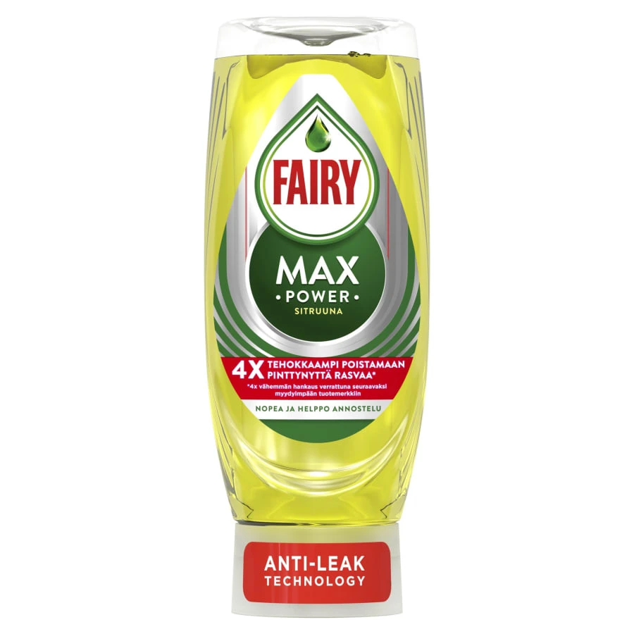 Fairy Max Power Lemon 450 Ml Käsitiskiaine 1 Fairy Max Power Lemon 450 Ml Käsitiskiaine