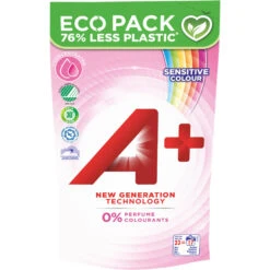 A+ Sensitive Color 920 Ml Pyykinpesuneste Täyttöpakkaus