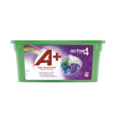 A+ Active4 Color 22 Kpl Nestemäinen Pyykinpesutabletti