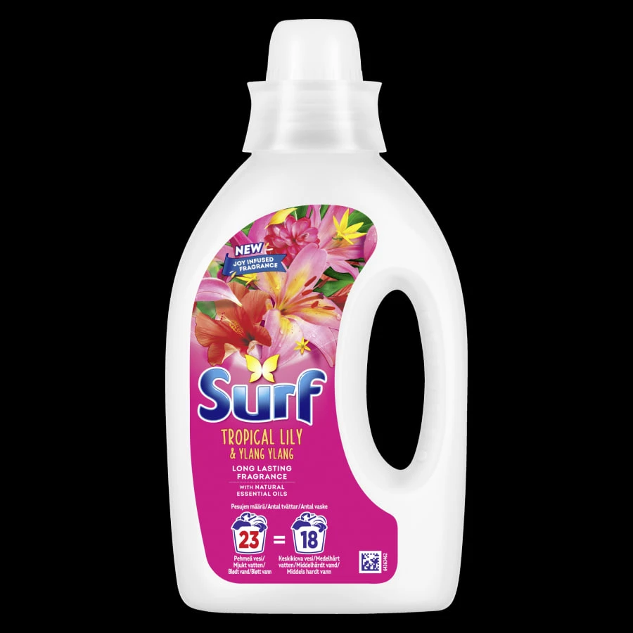 Surf Tropical Lily & Ylang Ylang 920 Ml Pyykinpesuaine 1 Surf Tropical Lily & Ylang Ylang 920 Ml Pyykinpesuaine