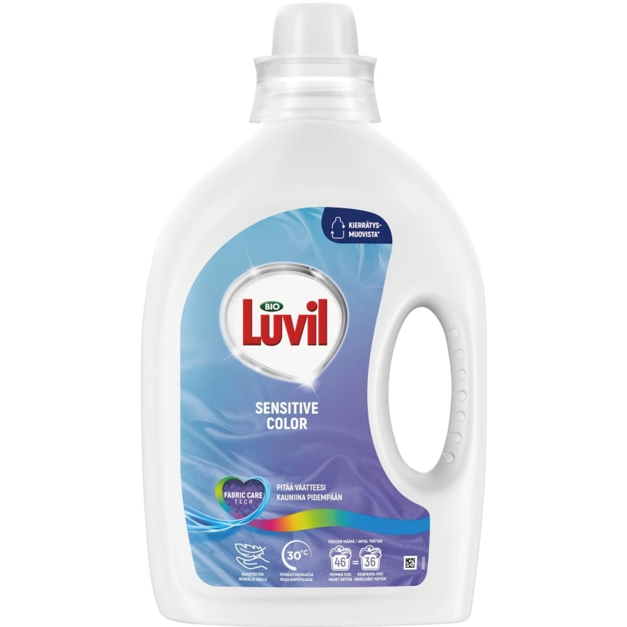 Bio Luvil Sensitive Color 1840 Ml Pyykinpesuaine 2 Bio Luvil Sensitive Color 1840 Ml Pyykinpesuaine - Image 2