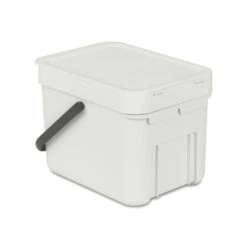 Brabantia Sort&Go Vaaleanharmaa 6L Roska-astia 6 Brabantia Sort&Go Vaaleanharmaa 6L Roska-astia -Siivous- Ja Kodinhoitopalvelut 8710755213267 3