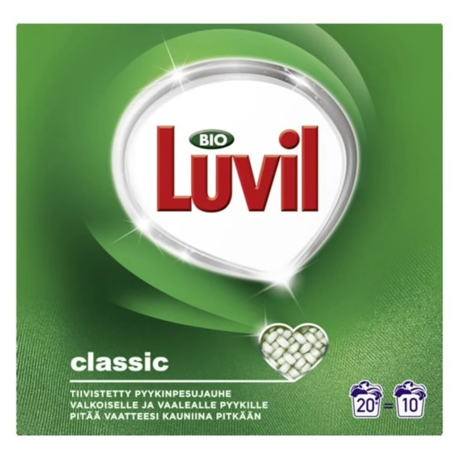 Bio Luvil Classic 750 G Pyykinpesujauhe 1 Bio Luvil Classic 750 G Pyykinpesujauhe