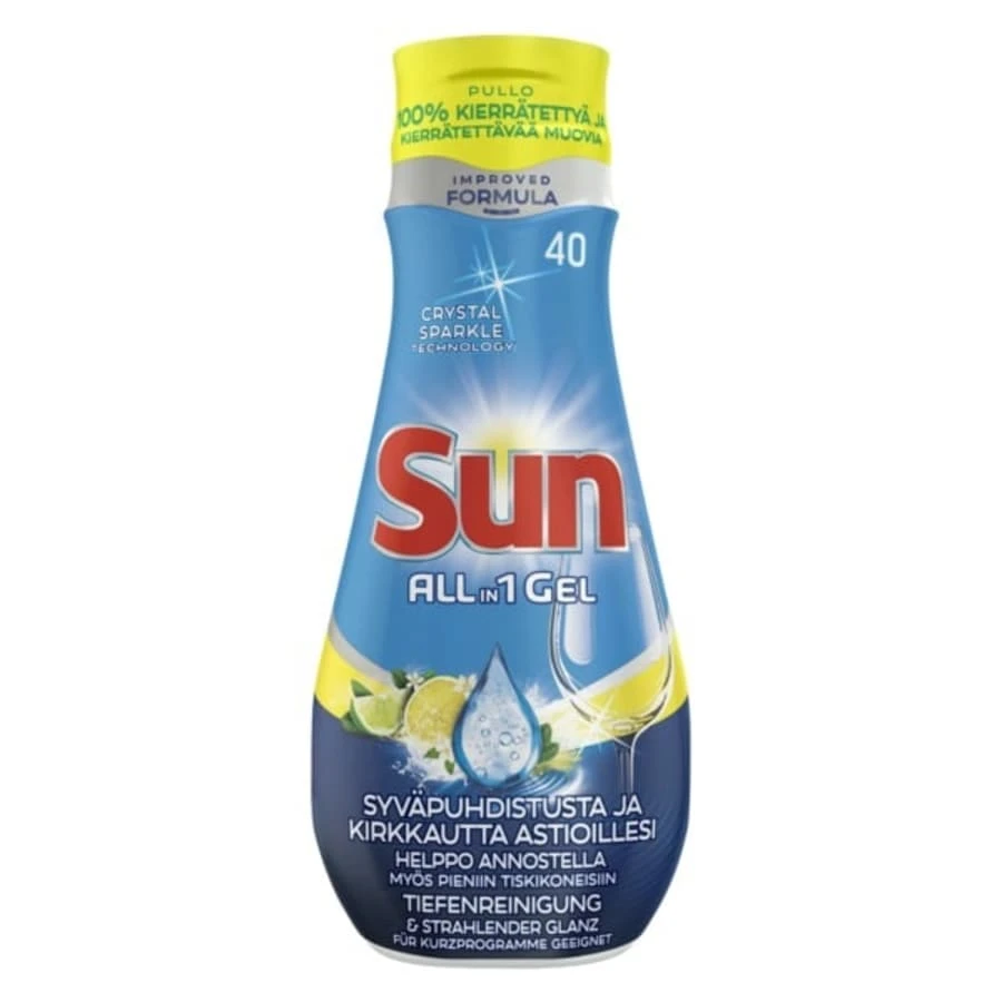 SUN® Sun All-in-1 Lemon 700 Ml Konetiskigeeli 1 SUN® Sun All-in-1 Lemon 700 Ml Konetiskigeeli
