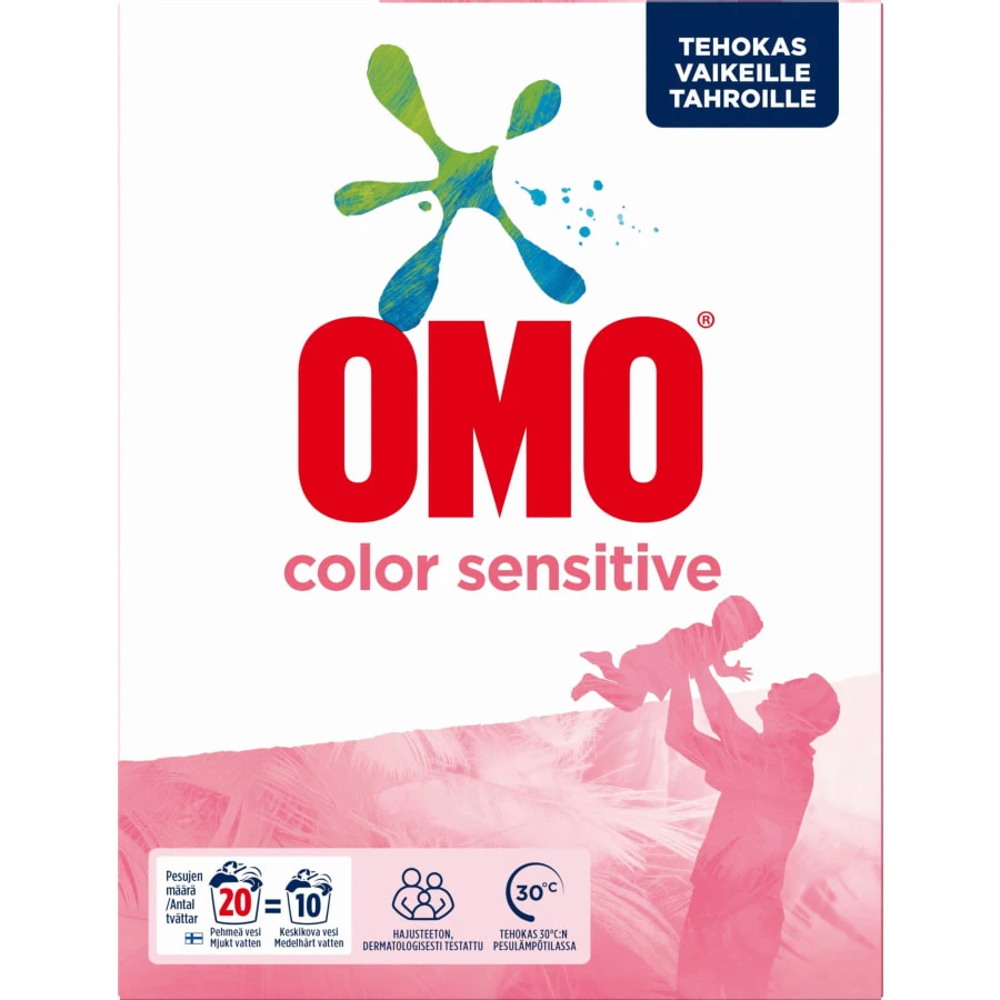 Omo Sensitive Color 700 G Pyykinpesujauhe 1 Omo Sensitive Color 700 G Pyykinpesujauhe
