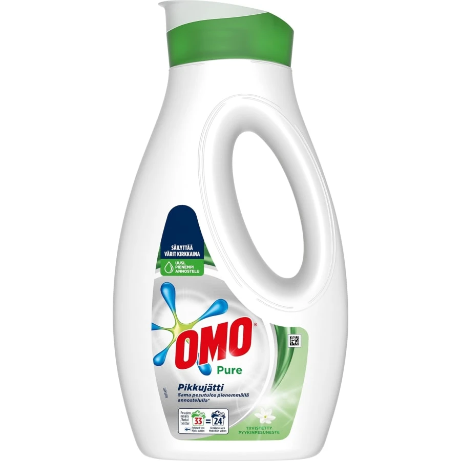 Omo Pikkujätti Pure 660 Ml Pyykinpesuneste 1 Omo Pikkujätti Pure 660 Ml Pyykinpesuneste