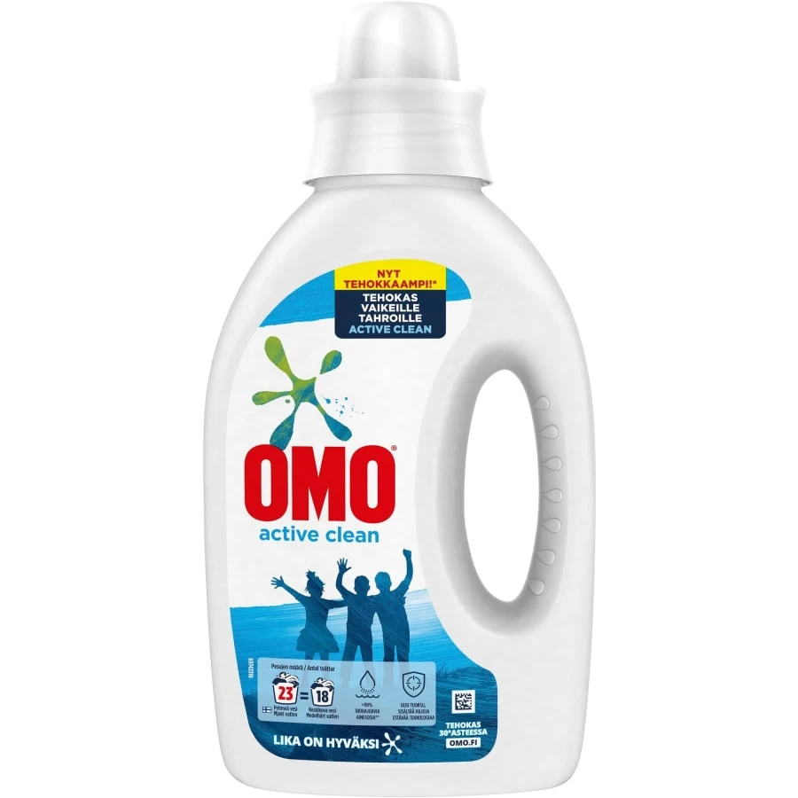 Omo Active Clean 920 Ml Pyykinpesuneste 1 Omo Active Clean 920 Ml Pyykinpesuneste