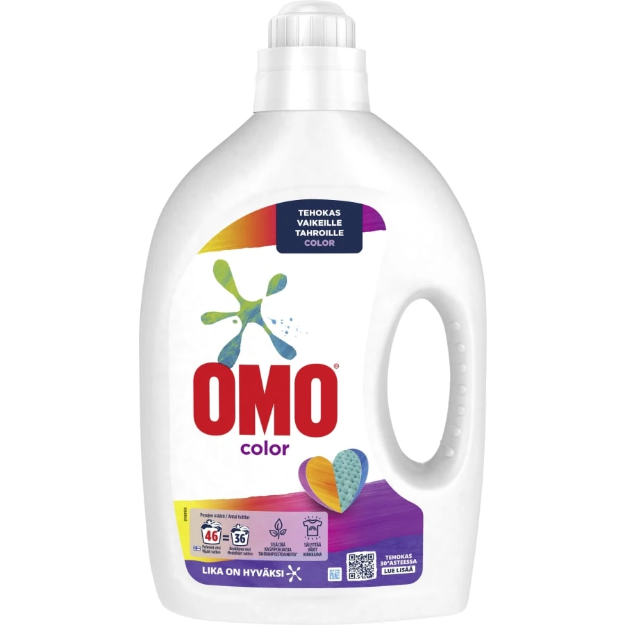 Omo Color 1840 Ml Pyykinpesuneste 1 Omo Color 1840 Ml Pyykinpesuneste